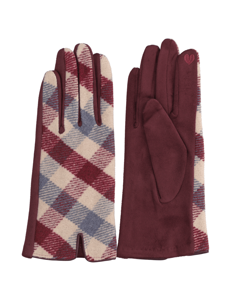 Lazzarini-textil-rukavice-červená