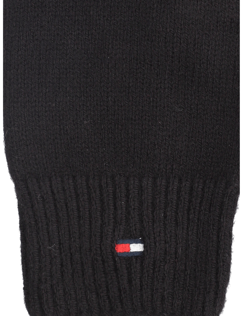 Tommy-Hilfiger-TH-FLAG-KNIT-GLOVES-černá