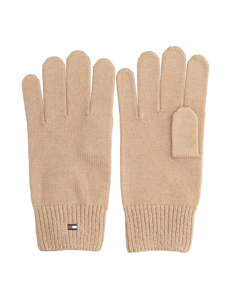 Tommy-Hilfiger-TH-FLAG-KNIT-GLOVES-černá