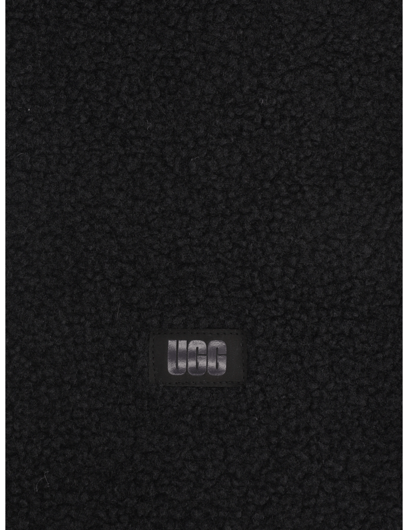 UGG-UGGFLUFF-SCALOPPED-SCARF-čierna