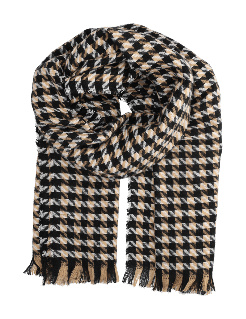 Lazzarini-textil-šála-černá