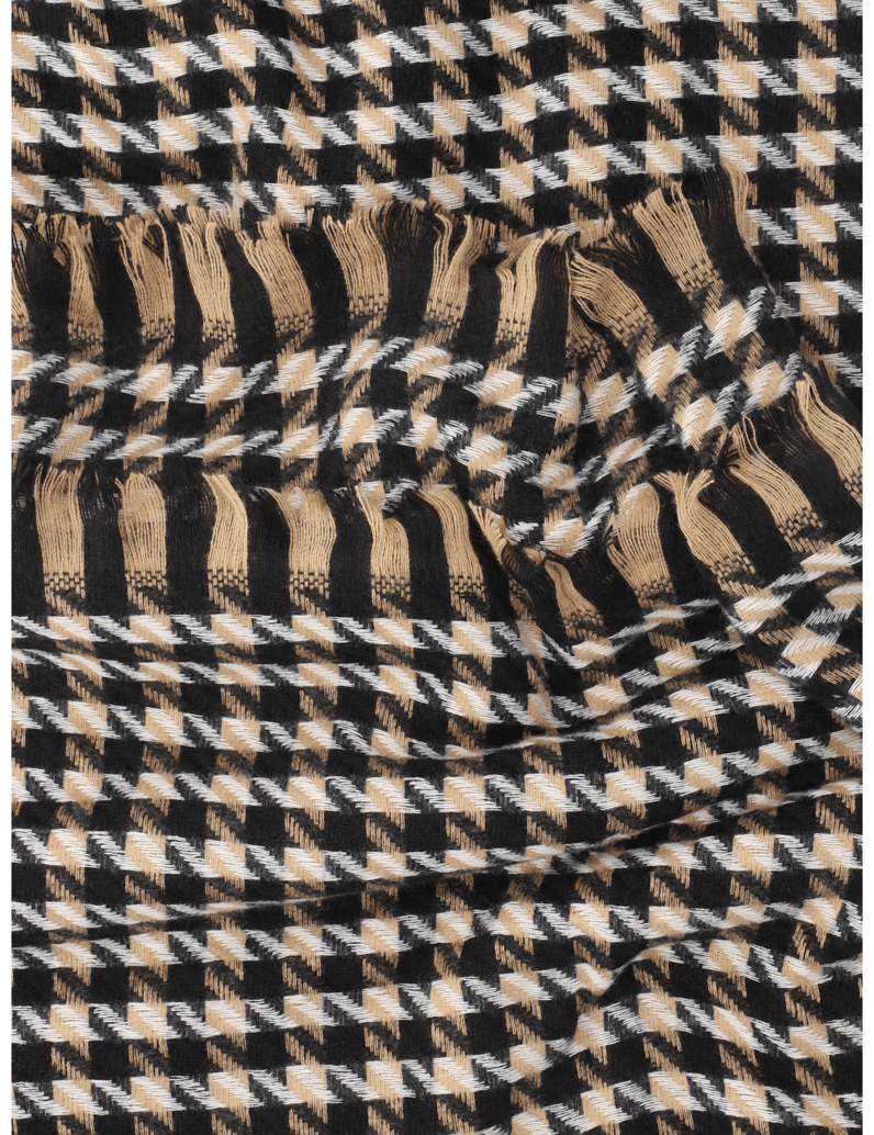 Lazzarini-textil-šála-černá