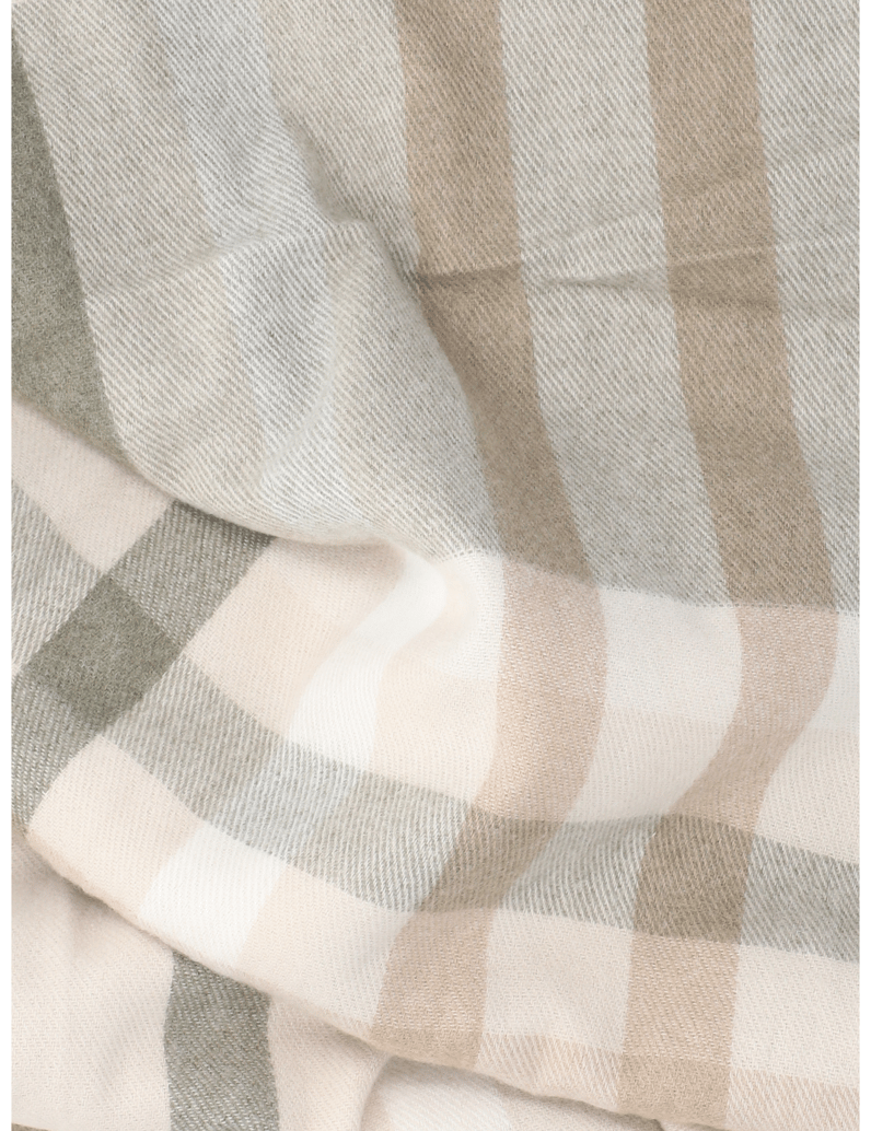 Lazzarini-tekstil-šal-rjava