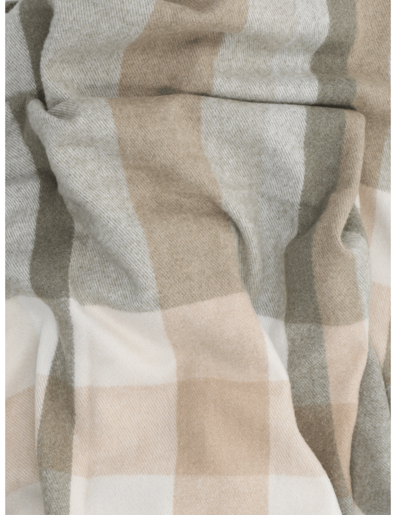 Lazzarini-SCHAL-KARIERT-béžová