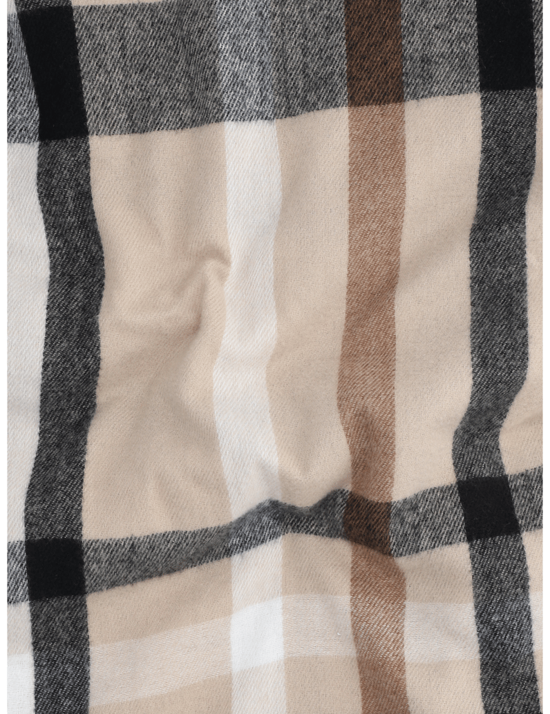 Lazzarini-SCHAL-KARIERT-béžová