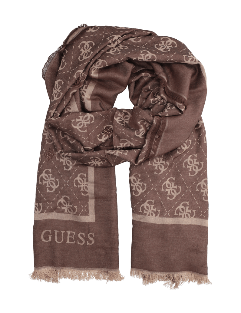 GUESS-4G-JACQUARD-SCARF-schwarz