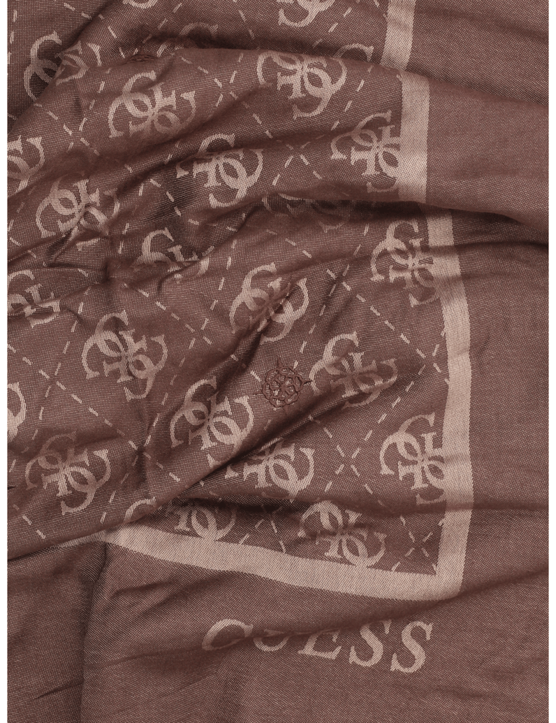 GUESS-4G-JACQUARD-SCARF-schwarz