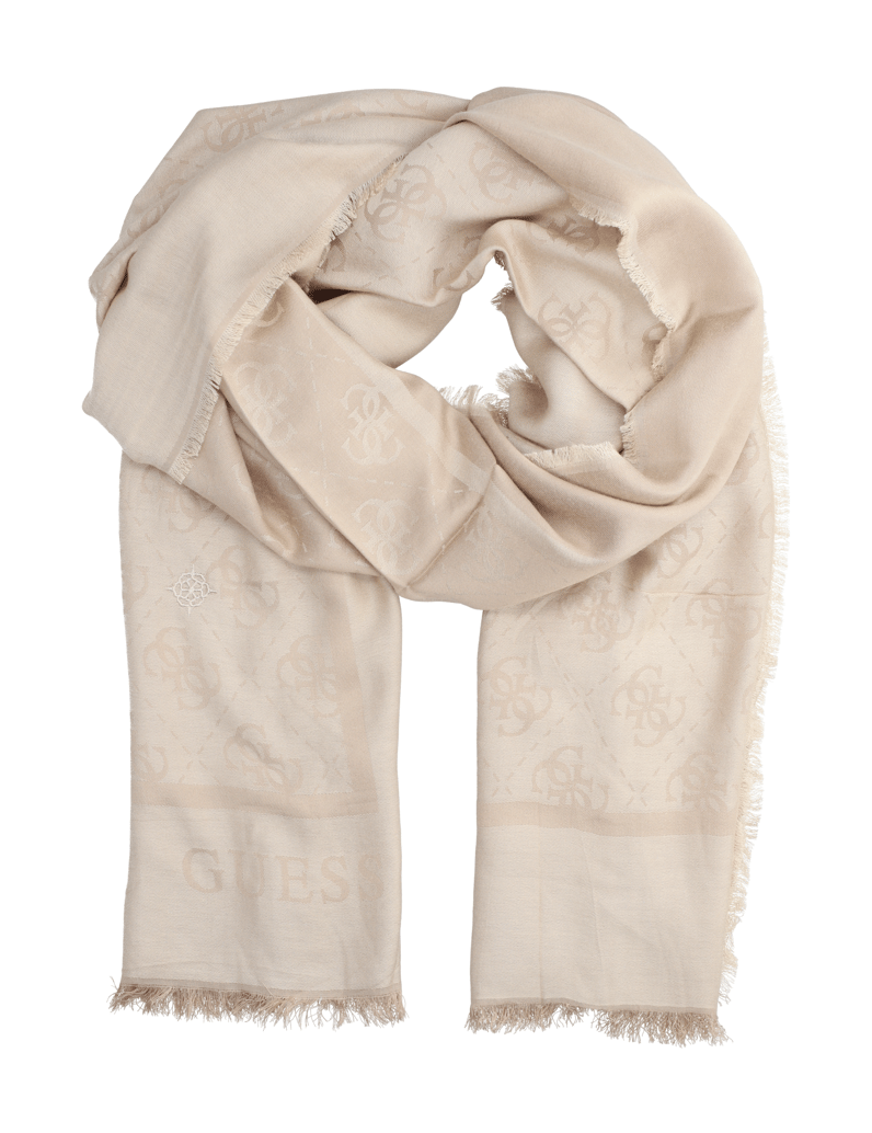 GUESS-4G-JACQUARD-SCARF-schwarz