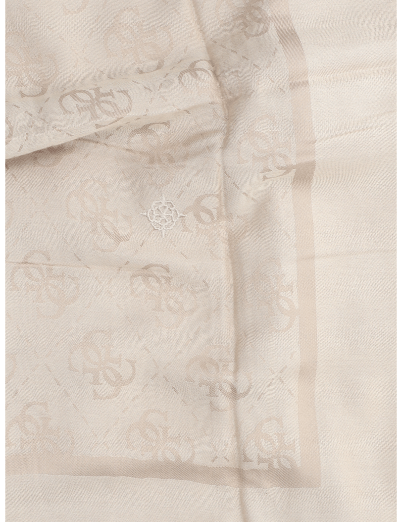 GUESS-4G-JACQUARD-SCARF-schwarz