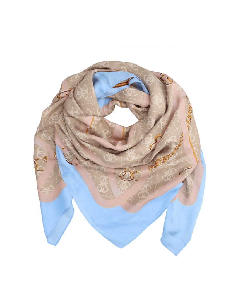 GUESS-FOULARD-130X130-bež