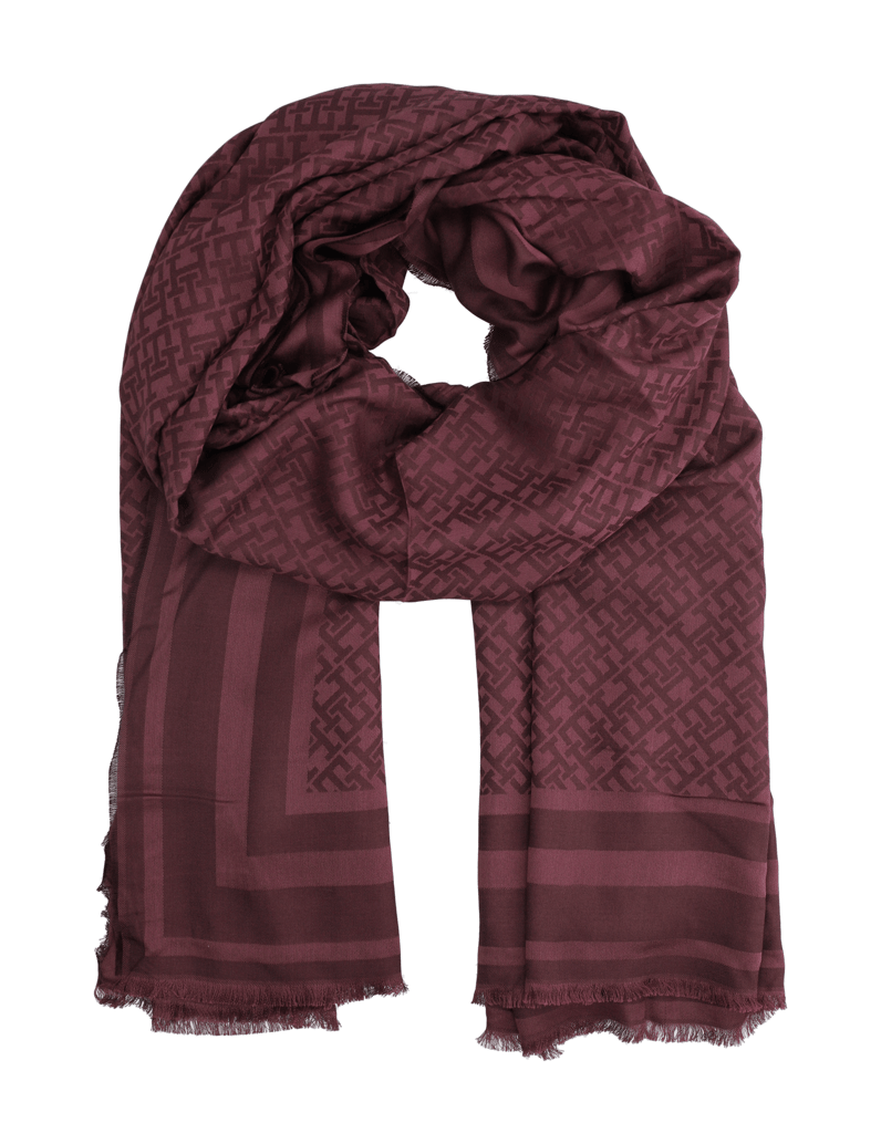 Tommy-Hilfiger-TH-MONOGRAM-SCARF-schwarz