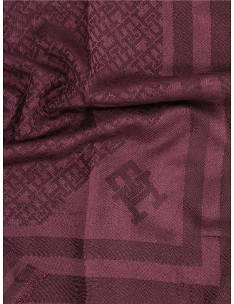 Tommy-Hilfiger-TH-MONOGRAM-SCARF-schwarz