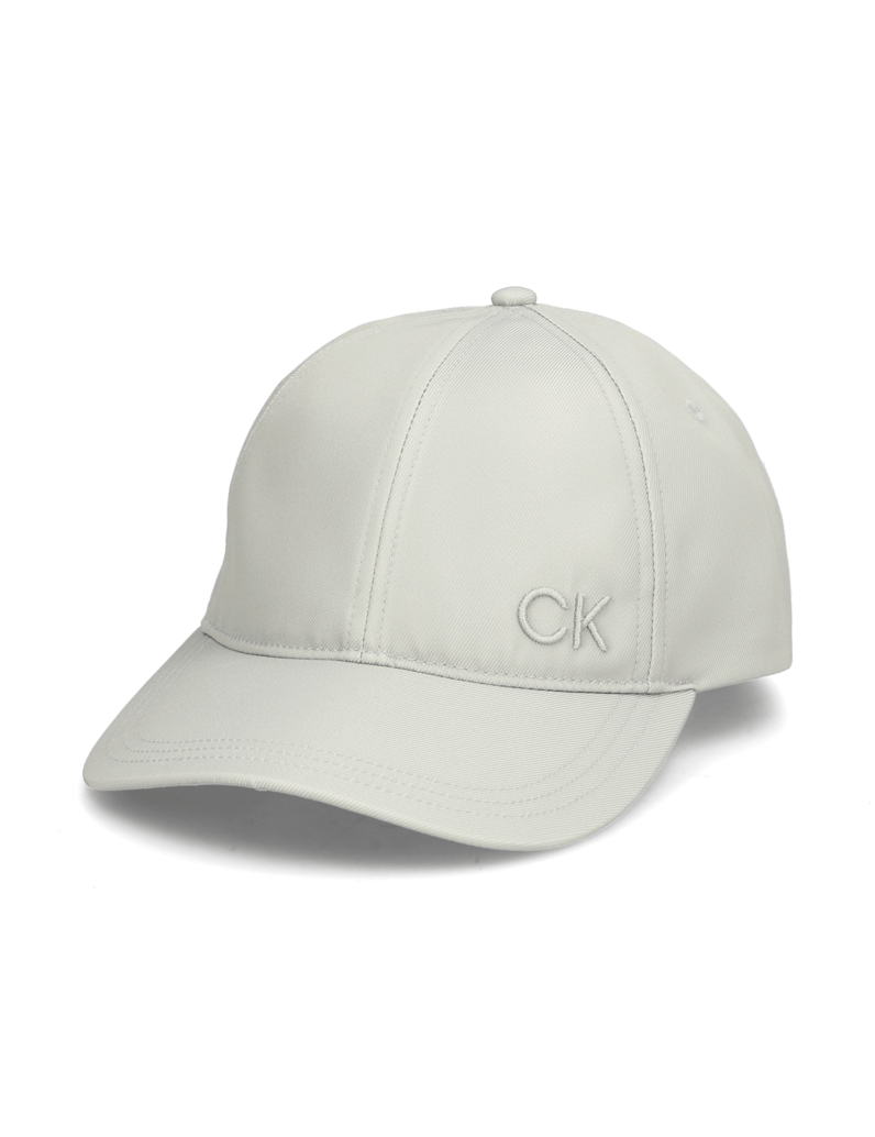 Calvin-Klein-CK-EMBROIDERY-SHINY-CAP-šedá