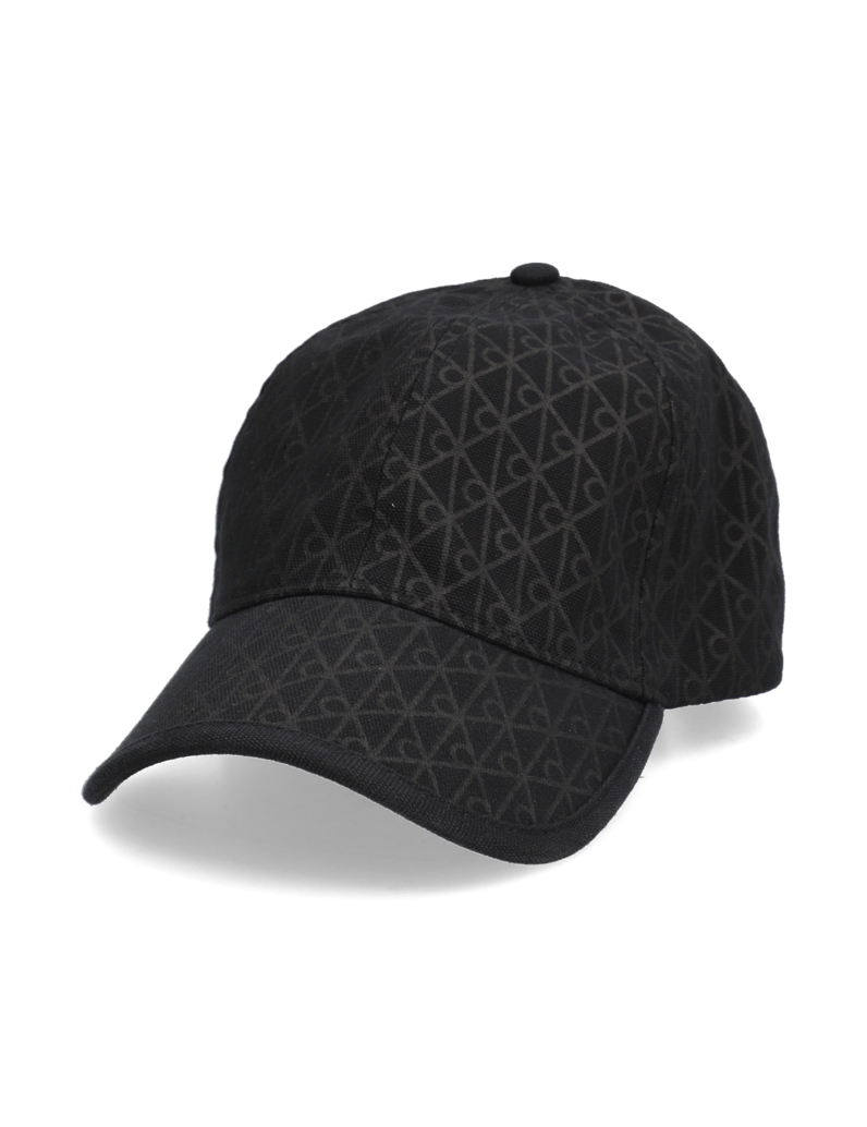 Calvin-Klein-EMBLEM-PRINT-w-LEATHER-PATCH-CAP-čierna