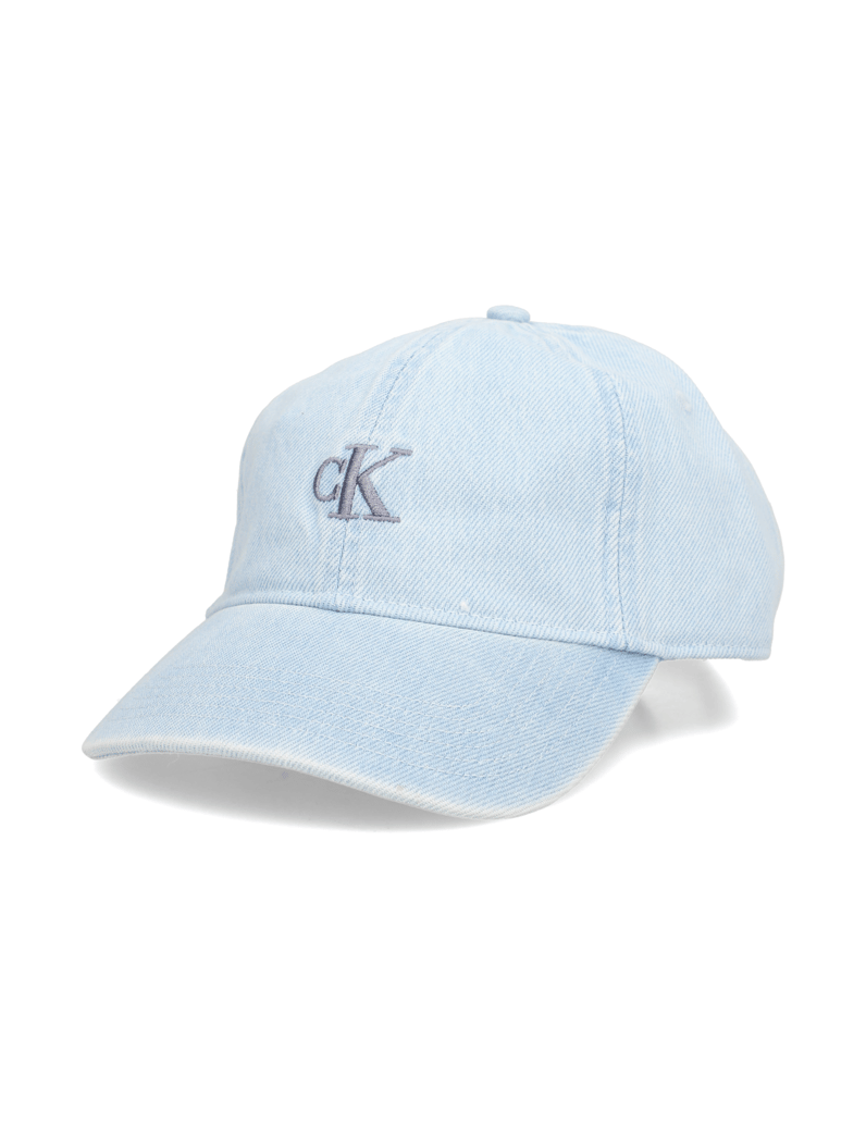 Calvin-Klein-MONOGRAM-EMBROIDERY-DENIM-BASEBA-modrá