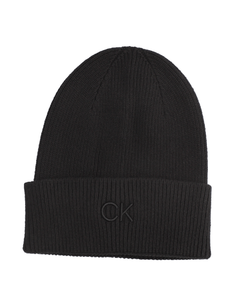 Calvin-Klein-RE-LOCK-BEANIE-W/EMB-cognac