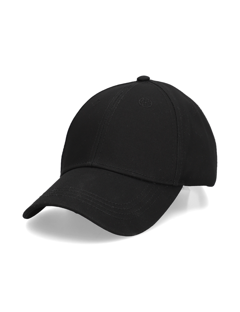 GUESS-ELLA-LOGO-GABARDINE-BSEBAL-CAP-črna
