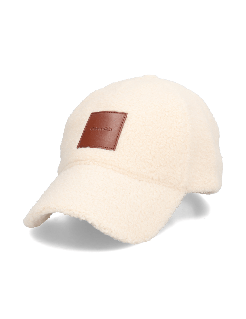 Calvin-Klein-ALL-OVER-SHERPA-W/-PATCH-CAP-béžová