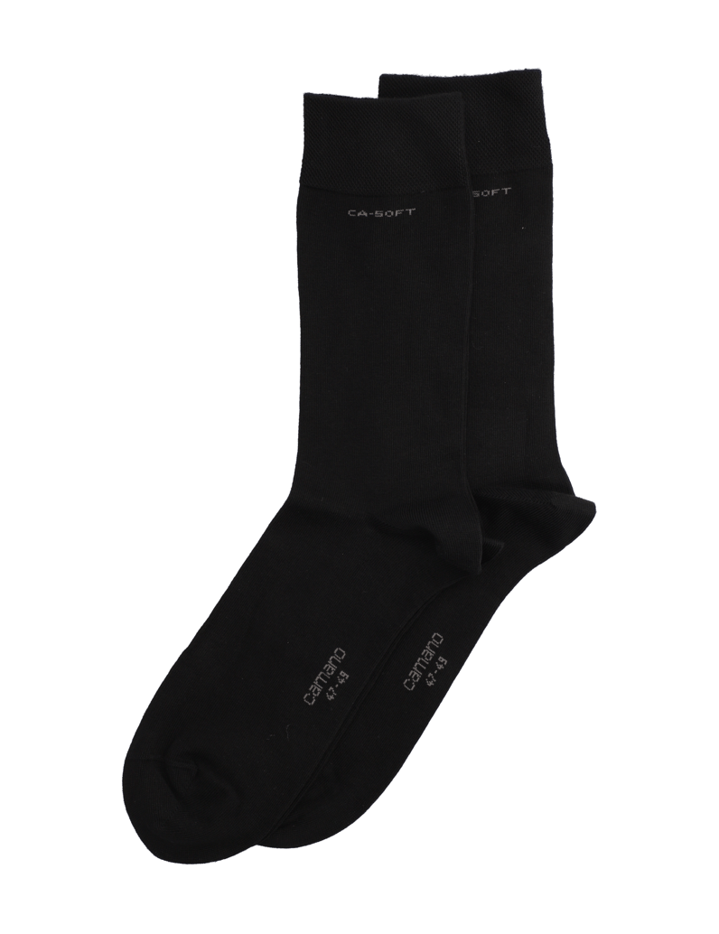 Camano-UNISEX-CA-SOFT-SOCKS-2P-černá