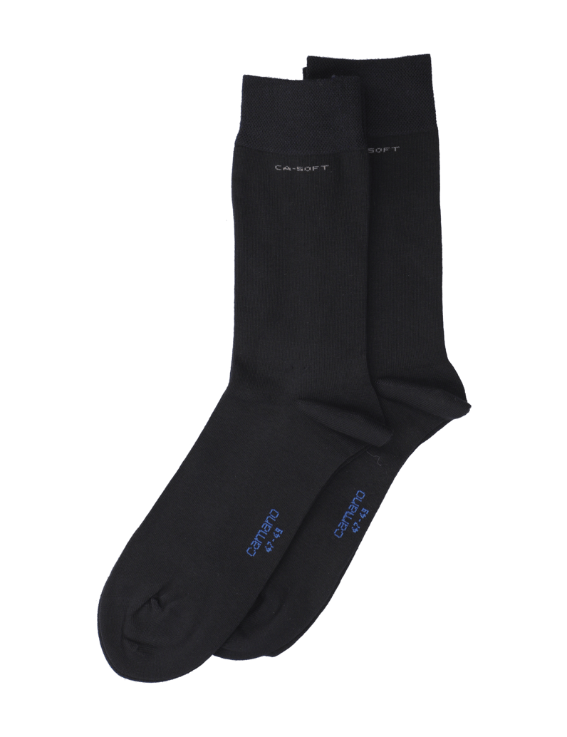 Camano-UNISEX-CA-SOFT-SOCKS-2P-černá