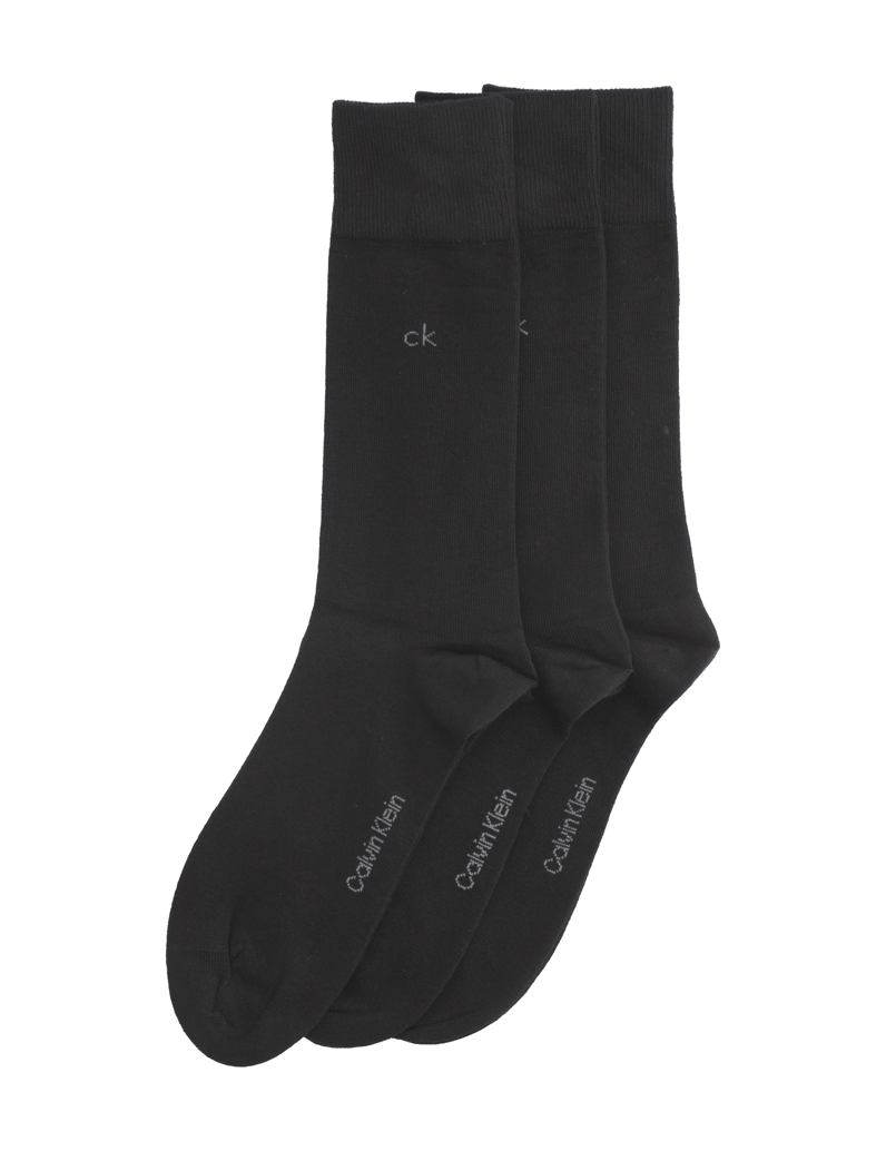 Calvin-Klein-CK-WOMEN-SOCK-3P-ROLLTOP-čierna