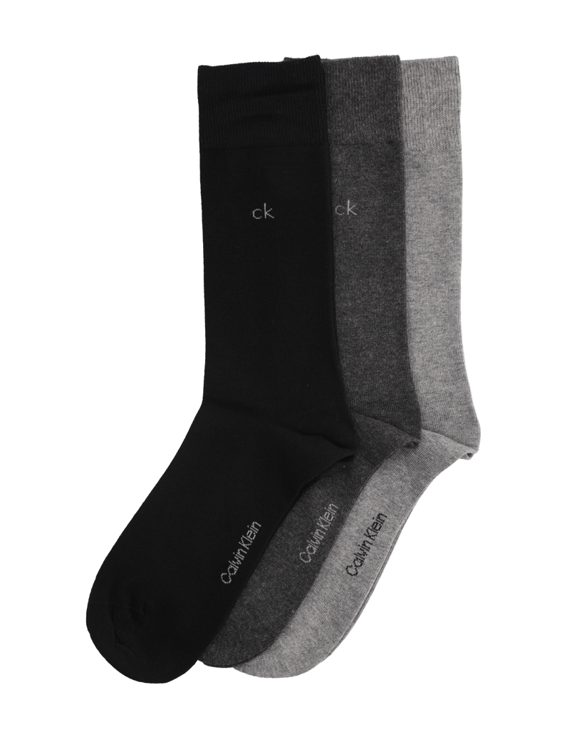 Calvin-Klein-CK-WOMEN-SOCK-3P-ROLLTOP-čierna