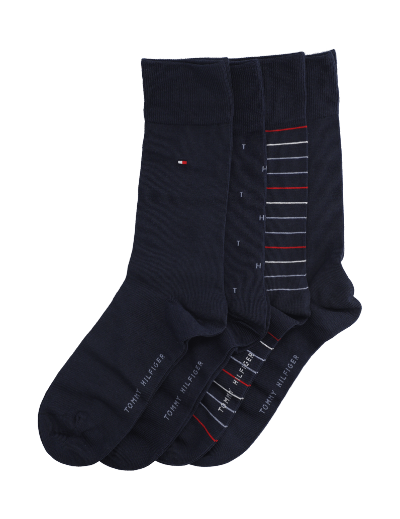 Tommy-Hilfiger-TH-MEN-SOCK-4P-TIN-GIFT-BOX-čierna