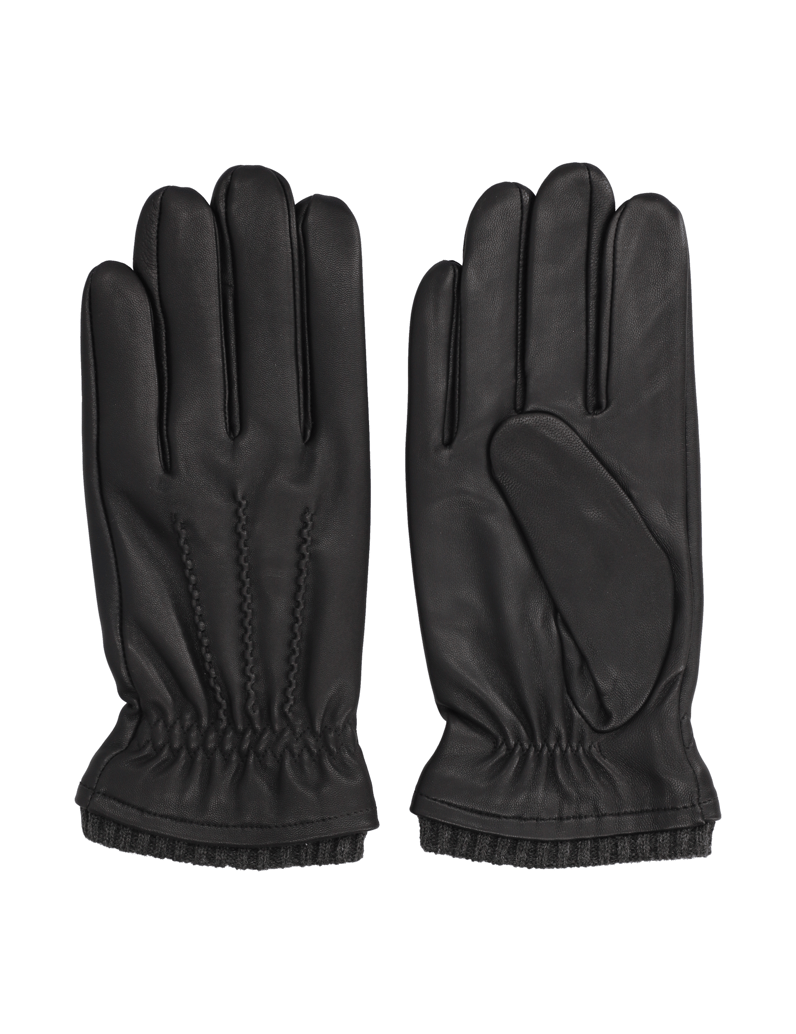 Pat-Calvin-Glattleder-Handschuh-schwarz