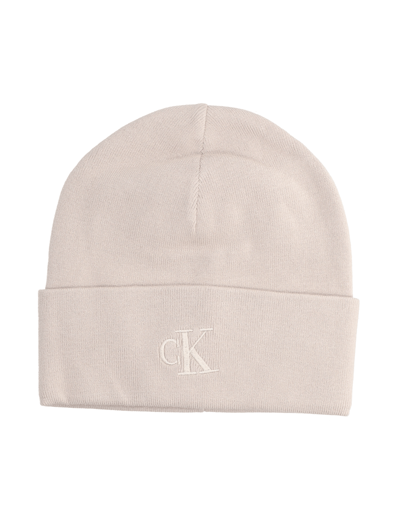 Calvin-Klein-CK-FINE-RIB-BEANIE-čierna