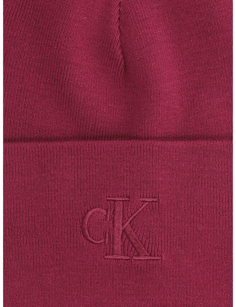Calvin-Klein-CK-FINE-RIB-BEANIE-schwarz
