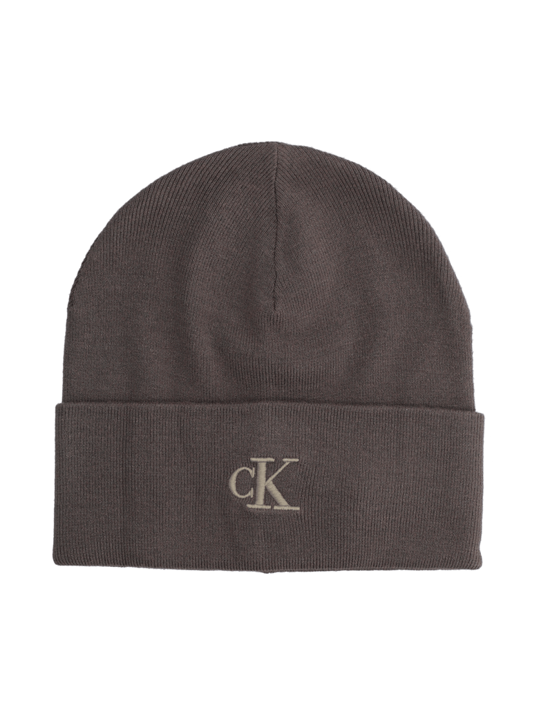 Calvin-Klein-CK-FINE-RIB-BEANIE-siva