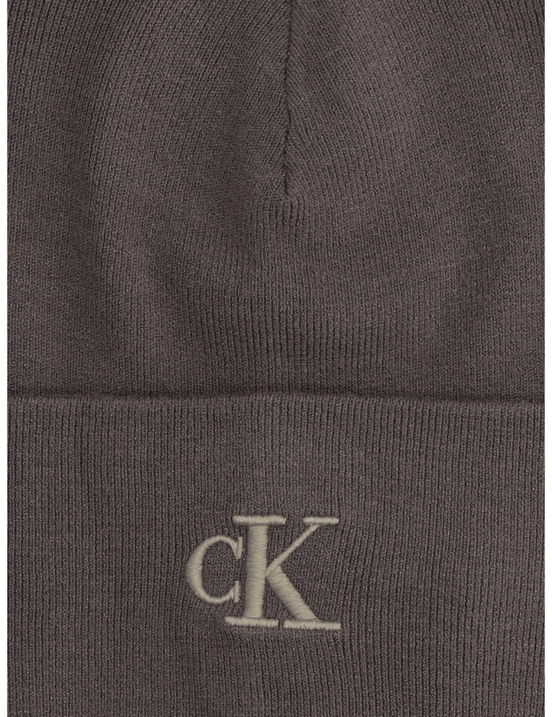 Calvin-Klein-CK-FINE-RIB-BEANIE-siva