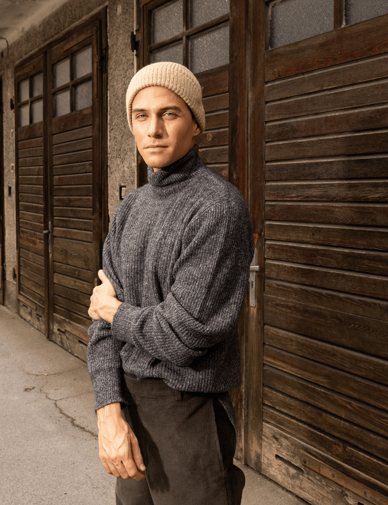 Pat-Calvin-HERRENMÜTZE-čierna