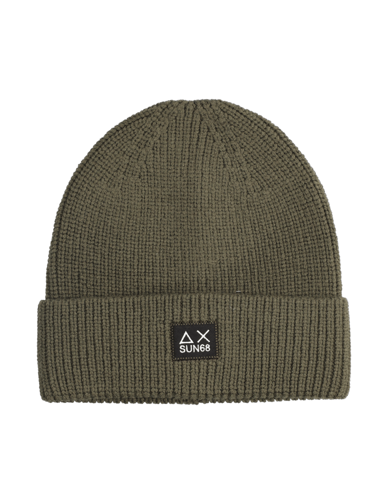SUN68-CAP-ENGLISH-RIB-črna
