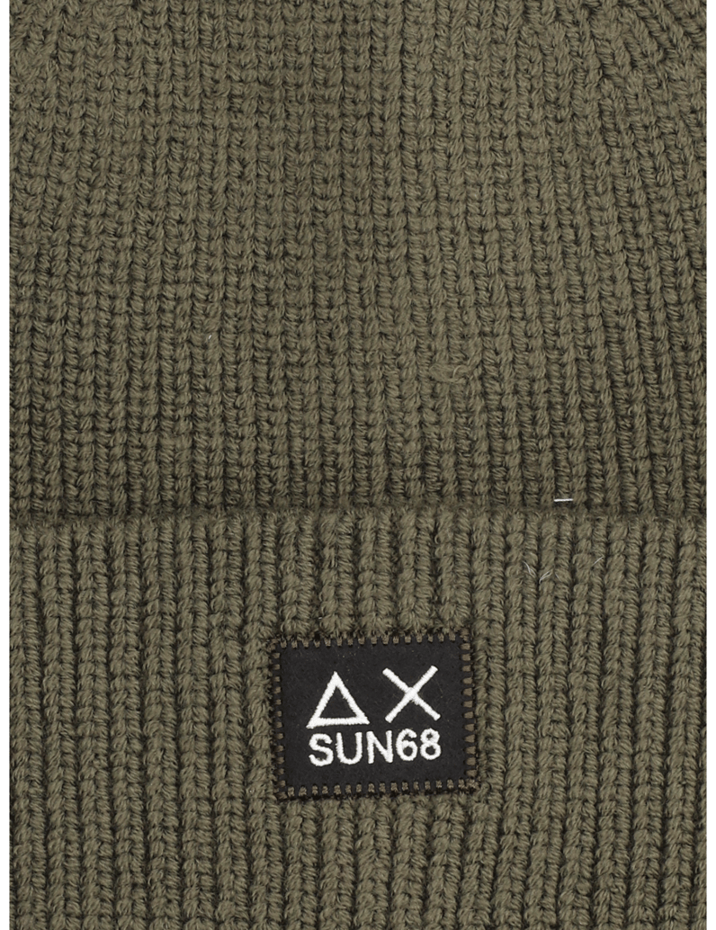 SUN68-CAP-ENGLISH-RIB-črna