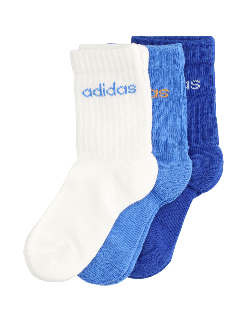 Adidas-LIN-KIDS-CRW-3P-WHITE/RAYBLU/ROYBLU-siva