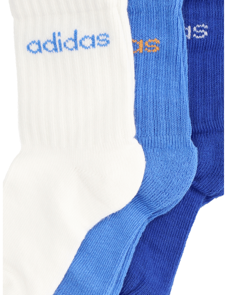 Adidas-LIN-KIDS-CRW-3P-WHITE/RAYBLU/ROYBLU-siva