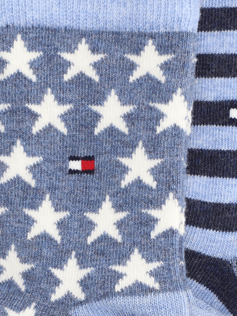 Tommy-Hilfiger-SOCK-STARS-AND-STRIPES-2P-schwarz