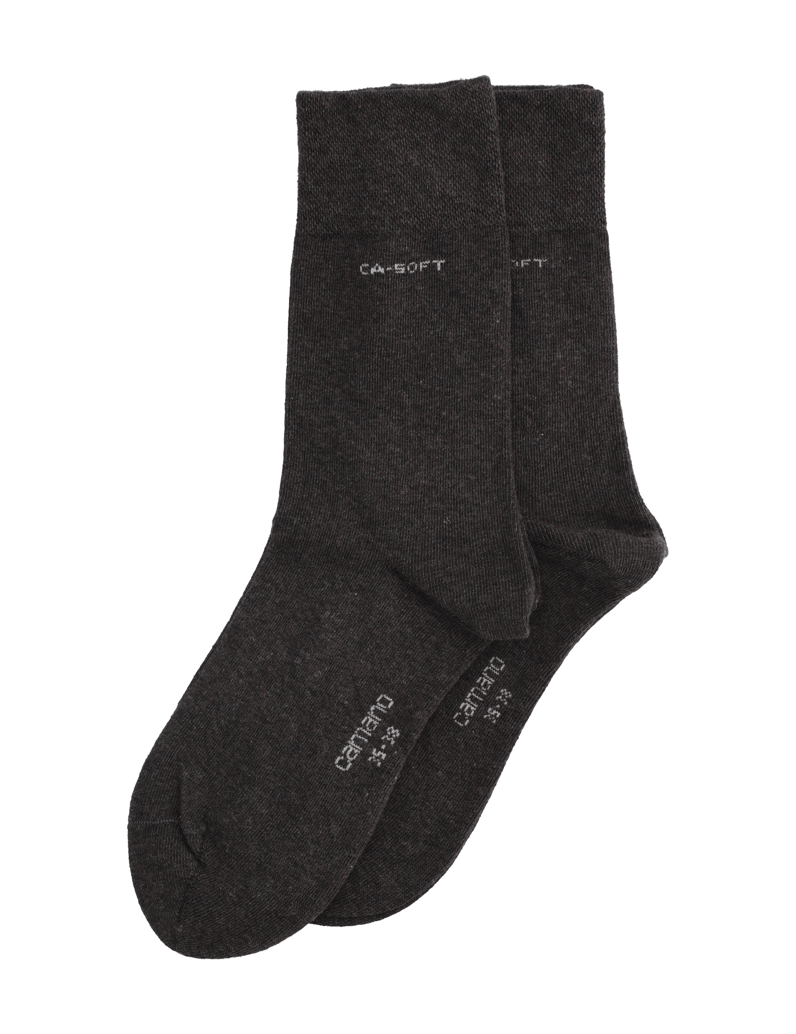 Camano-UNISEX-COMFORT-COTTON-SOCKS-2P-černá