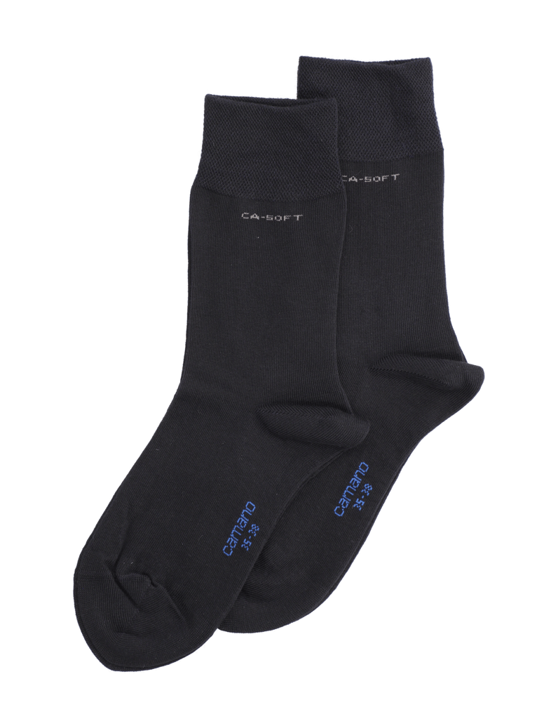 Camano-UNISEX-CA-SOFT-SOCKS-2P-černá