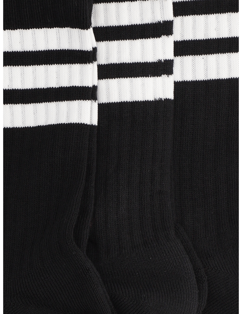 Adidas-3S-ESS-C-CRW-3P-BLACK/WHITE/WHITE-čierna