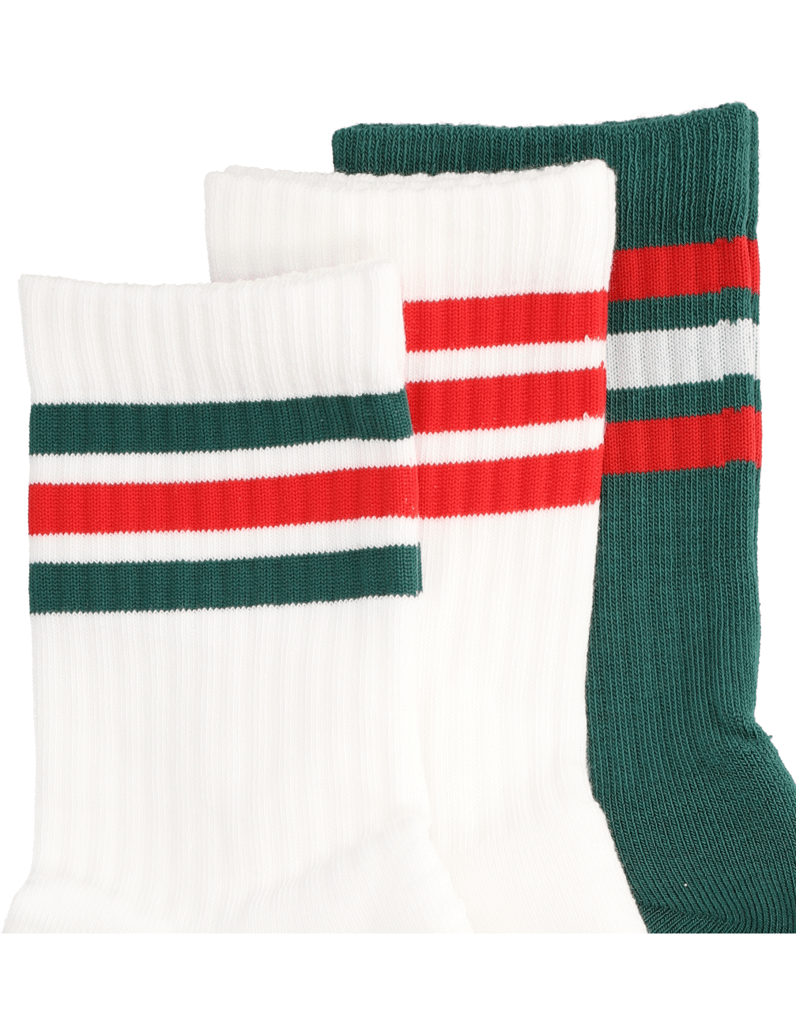 Adidas-3S-ESS-CREW-SOCKS-3P---NATIONS-PACK-zelena