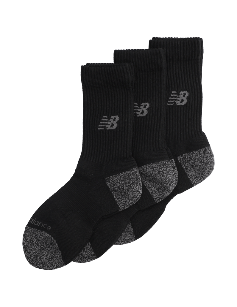 New-Balance-Active-Crew-Socks-3-Pack-črna