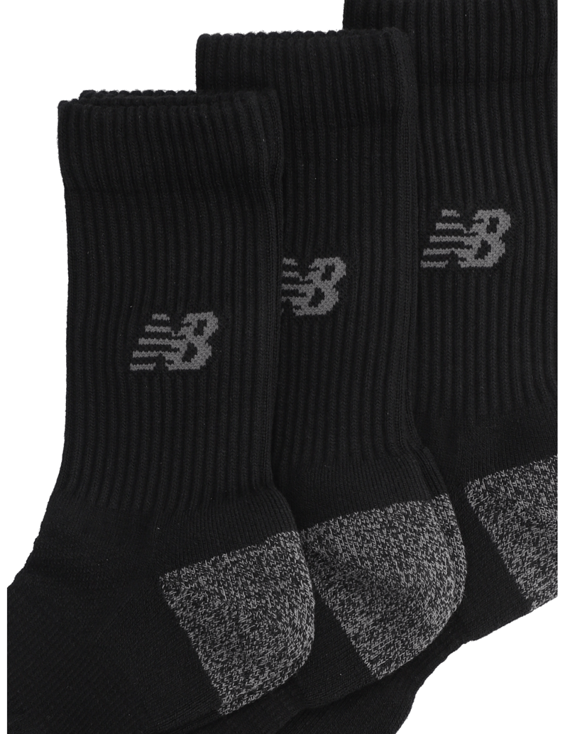 New-Balance-Active-Crew-Socks-3-Pack-črna