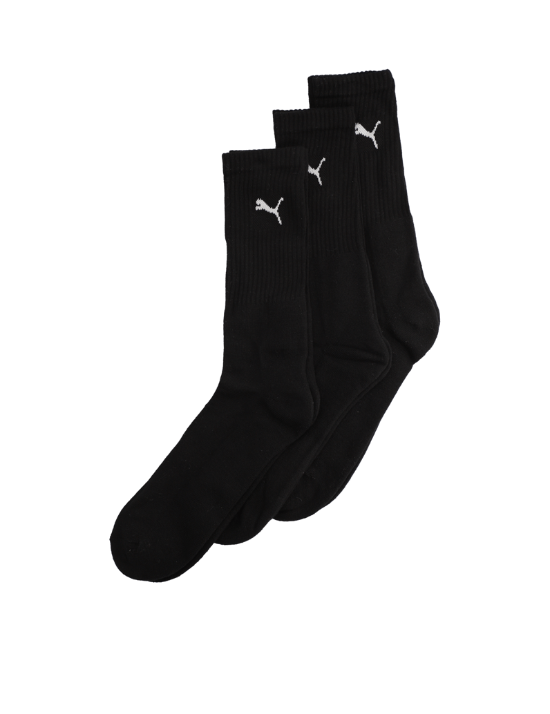 Puma-UNISEX-CREW-SOCKS-3P-črna