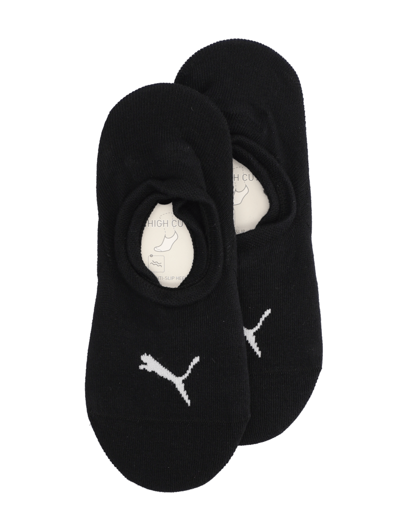 Puma-FOOTIE-HIGH-CUT-2-PACK-črna