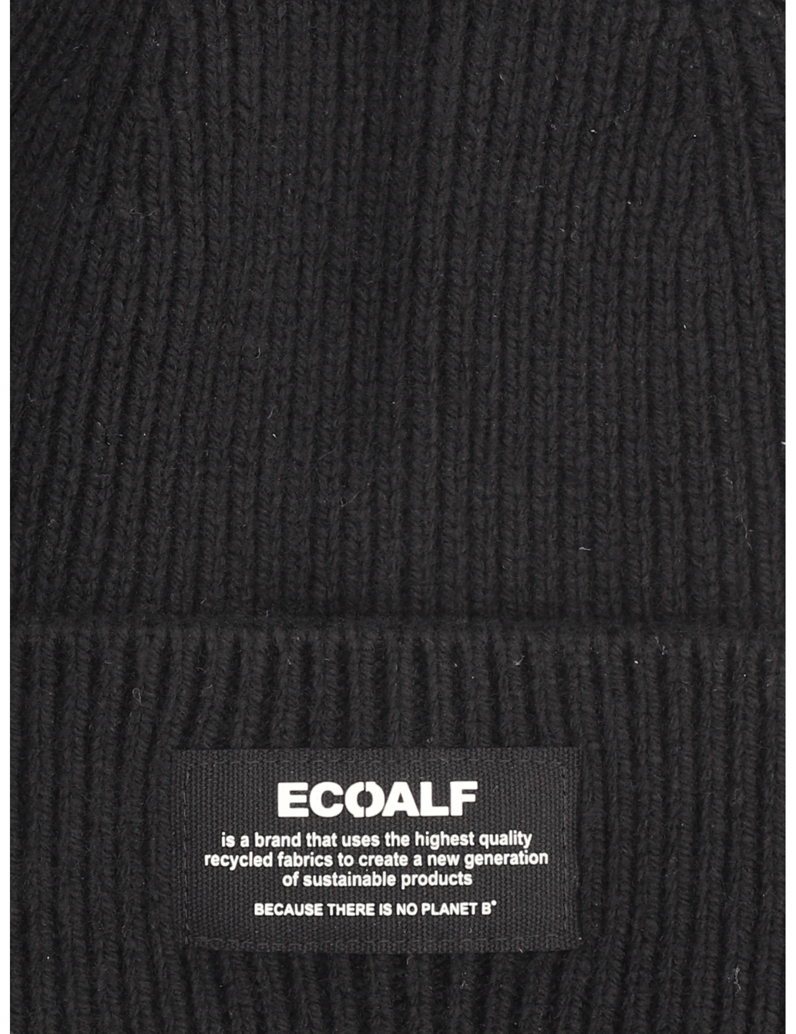 ECOALF-WOOLALF-BEANIE-čierna