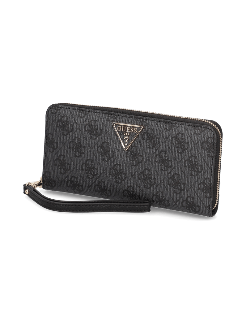 GUESS-LAUREL-SLG-LARGE-ZIP-AROUND-čierna