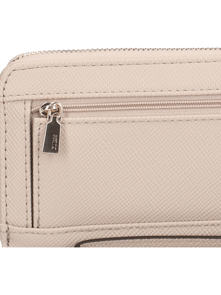 GUESS-LAUREL-SLG-LARGE-ZIP-AROUND-čierna