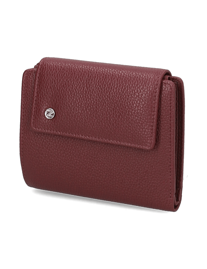 Lazzarini-hladká-koža-peňaženka-červená